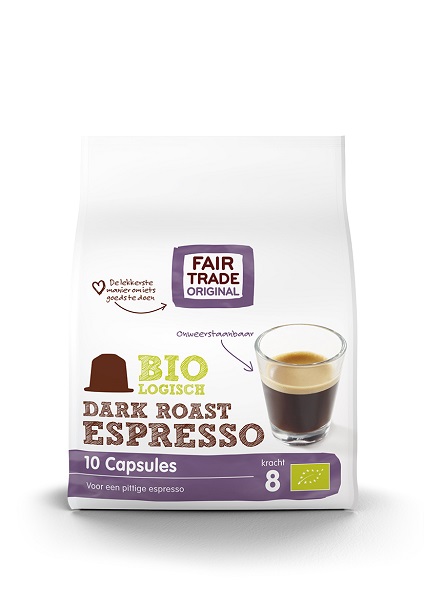 Fair Trade Original Espresso Dark Roast capsules