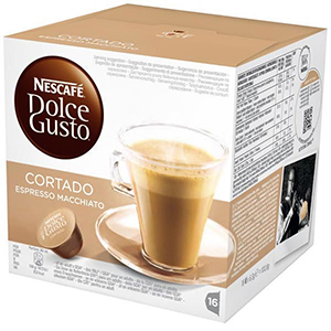 Op Koffiehoek.nl is alles over eten-|-drinken te vinden: waaronder koffievergelijk en specifiek Dolce Gusto Cortado Espresso Macchiato (Dolce-Gusto-Cortado-Espresso-Macchiato211943)