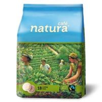 Koffievergelijk Café Natura Biologische Fairtrade koffiepads aanbieding