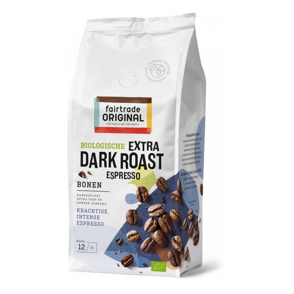 Fair Trade Original Espresso Extra Dark Roast koffiebonen